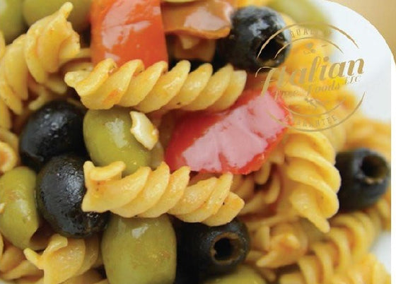 Fusilli with Olives Trio