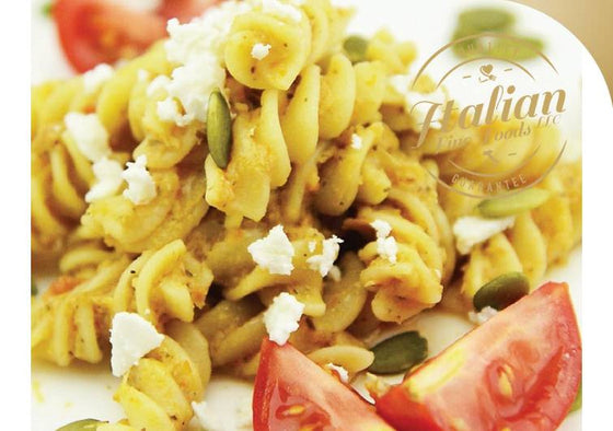 Fusilli Tricolore with Pumkin Seeds