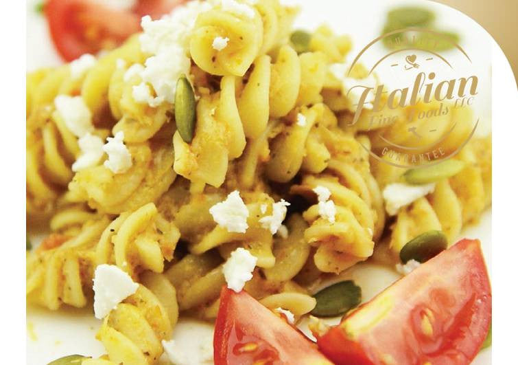 Fusilli Tricolore with Pumkin Seeds