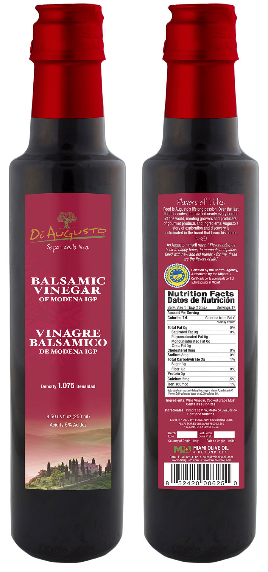 Balsamic Vinegar of Modena PGI, Density 1.075